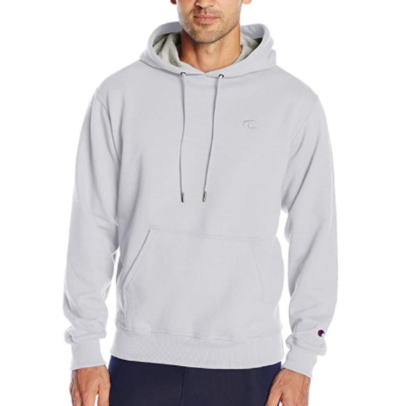 champion men's powerblend fleece pullover hoodie